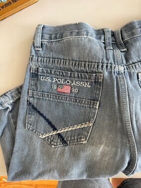 Vintage U.S. Polo Assn. Light Blue Jorts